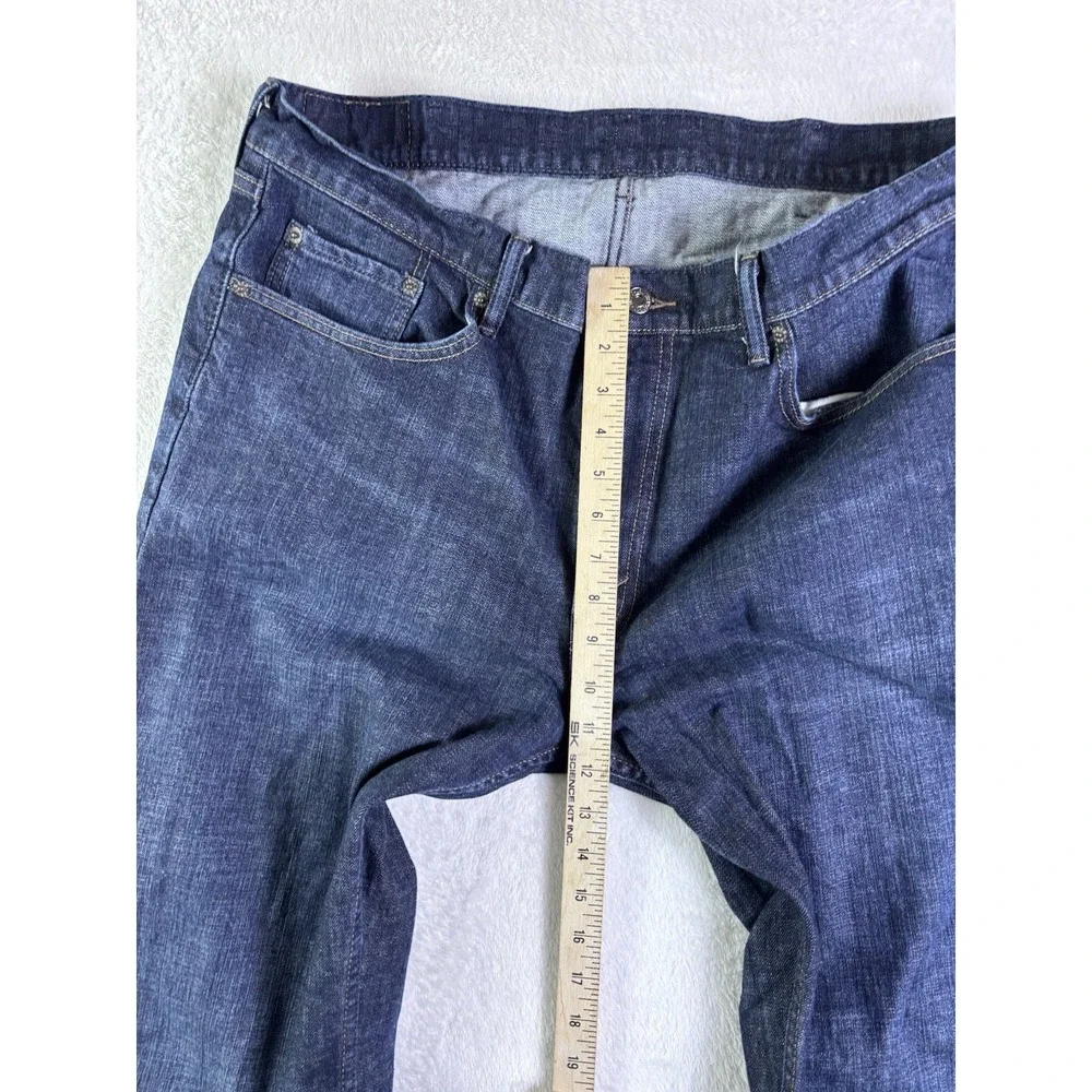 Levi's 559 Relaxed Straight Jeans Men's 40x30Dark Wash Blue Denim Excellent